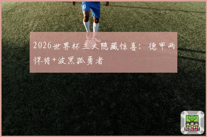 2026世界杯三大隐藏惊喜：德甲两悍将+波黑孤勇者